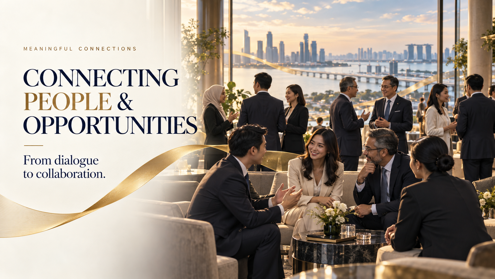 Business leaders connecting across Johor and Singapore